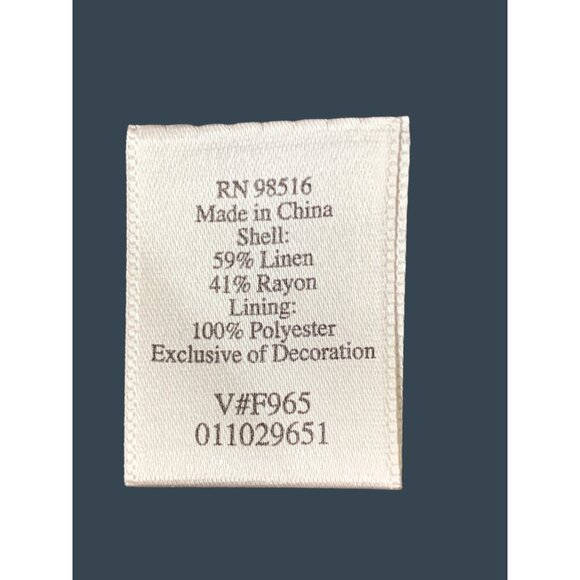 Coldwater Creek 2 piece Midi Skirt Linen Set Jacket Seperates Mixed Size L / XL - Picture 8 of 12